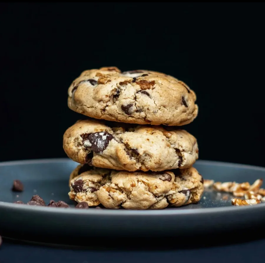 Stack of house-baked cookies