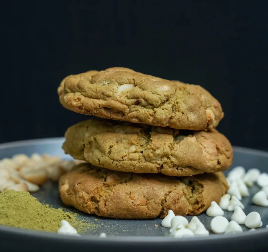 Stack of house-baked cookies