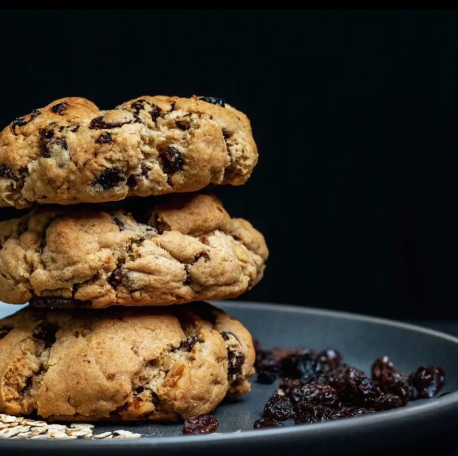 Stack of house-baked cookies
